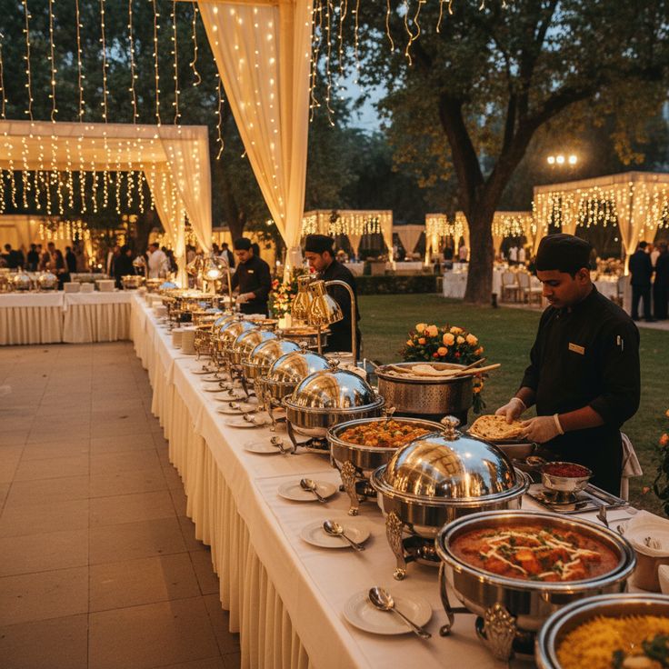 Catering & buffet setup